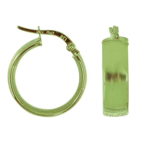 Сережка из зеленого золота