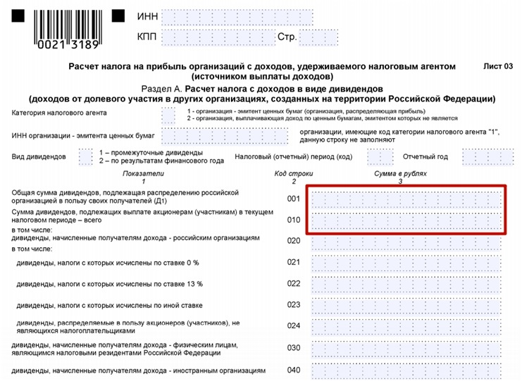 Сумма к оплате фиксируется в подразделе N1.3 