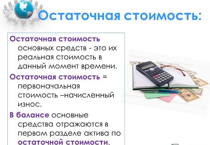 Остаточная основных средств