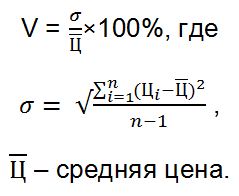 Что определяет коэффициент вариации